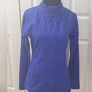 Marika Revival Jacket Bright Blue Raglan Style  Size L